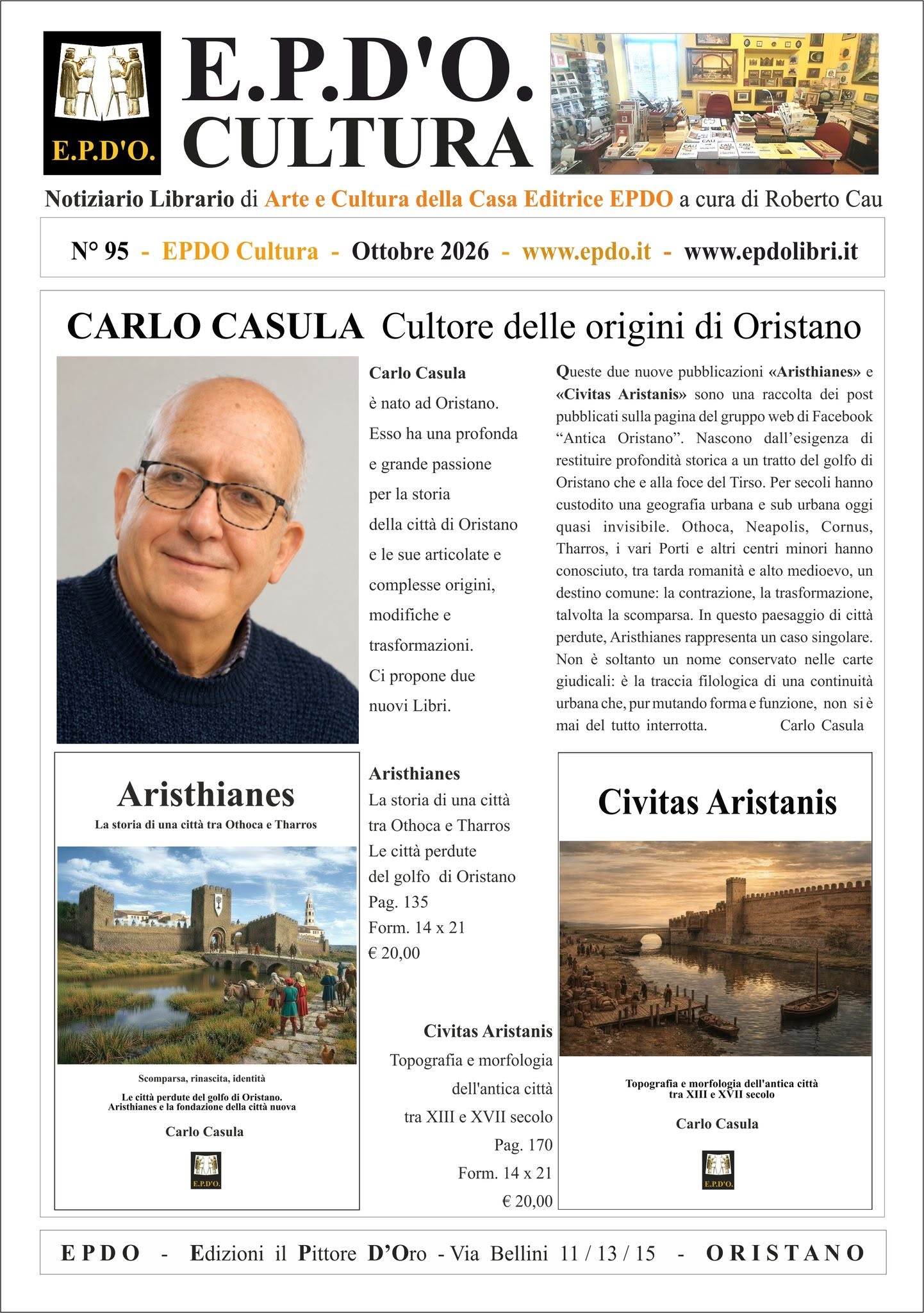 EPDO Notiziario Librario Cau Papiri Internazionali Arte Contemporanea